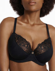 Semi-Padded Bra Bethany – Black – image 3