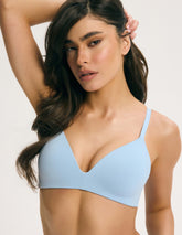 Padded Bra Snuggle – Blue – image 1
