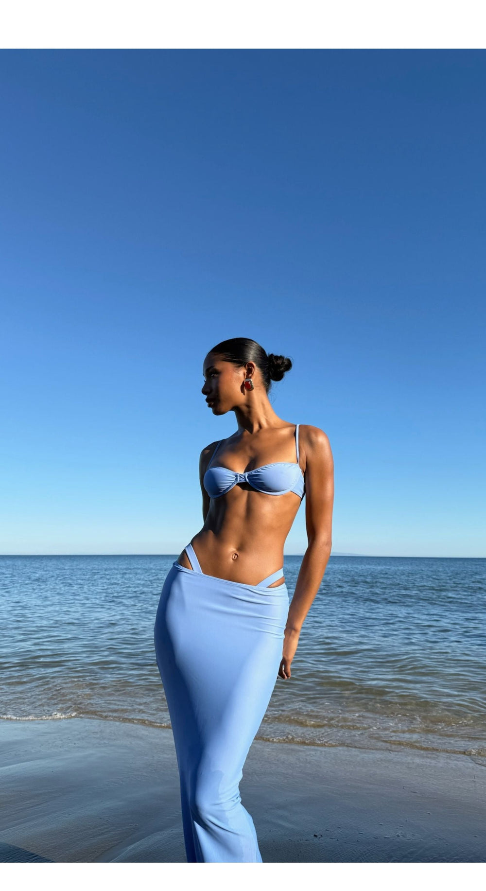 Elastic Waist Bikini Bottom