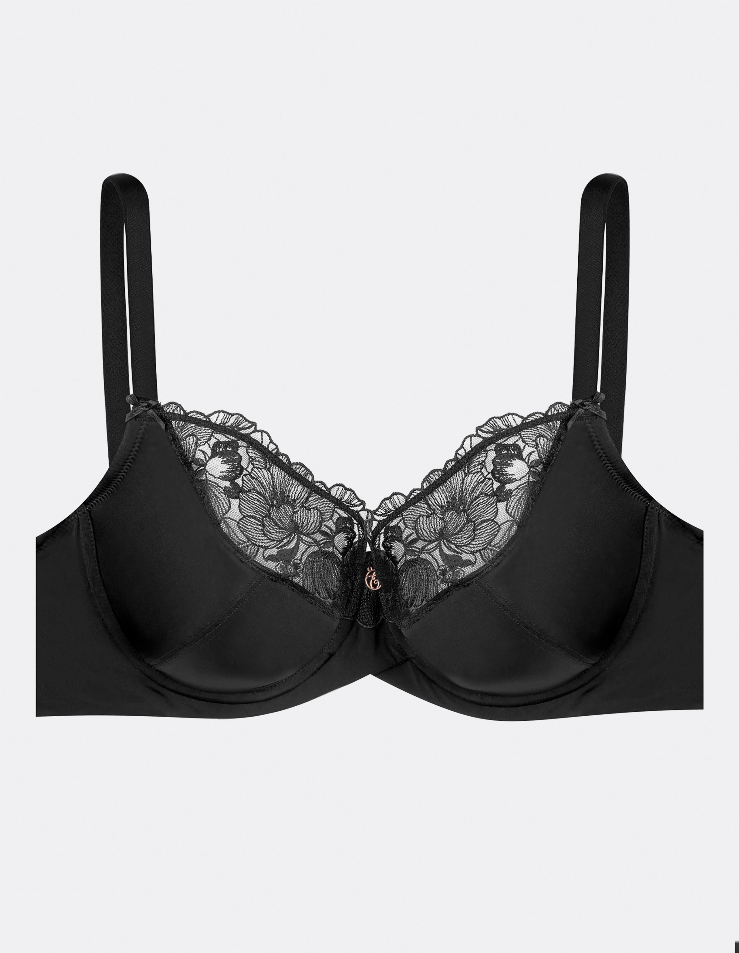 Semi-Padded Bra Bethany – Black – image 6