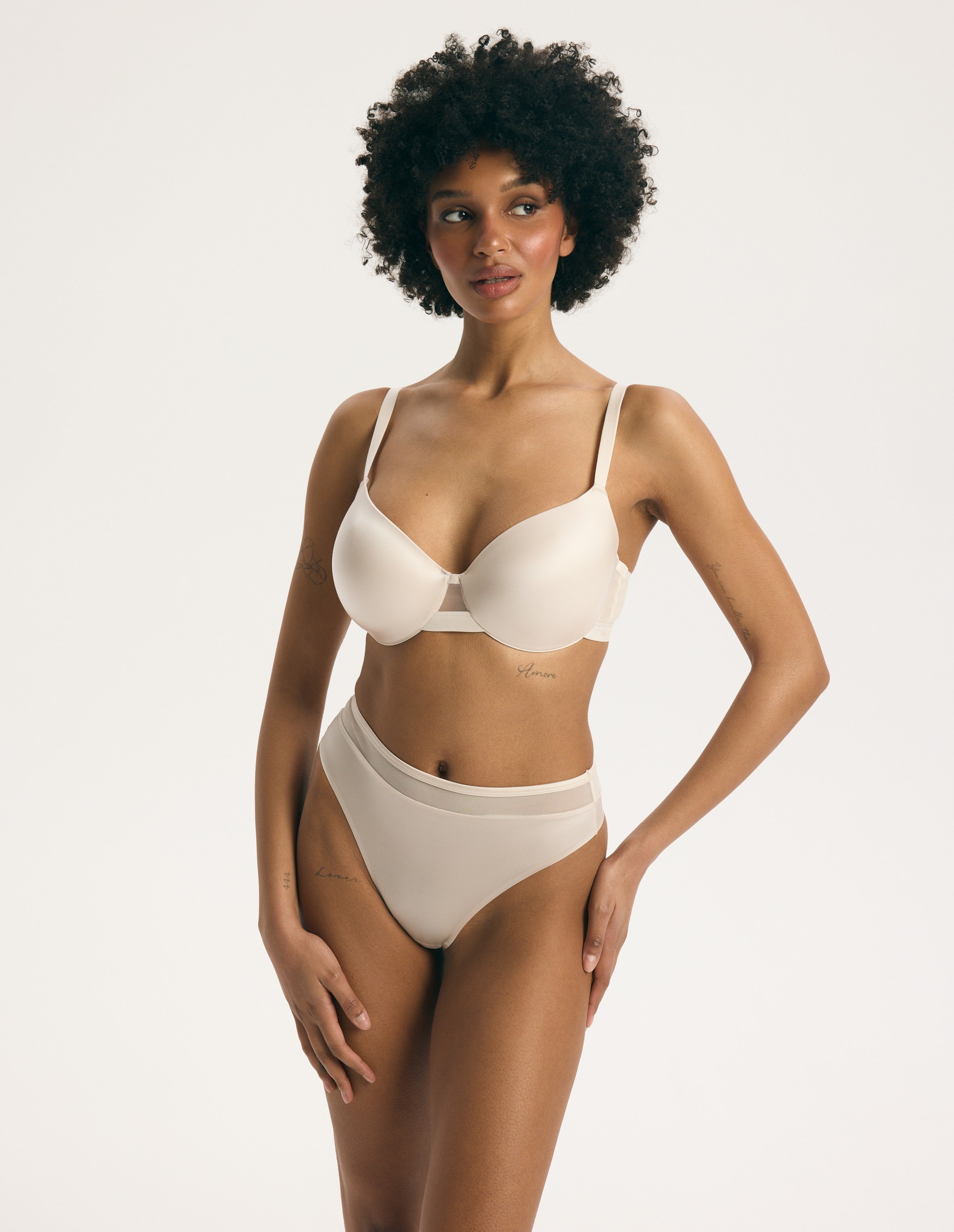 Padded Bra Pure (Larger Cup Sizes) – Ecru – image 1