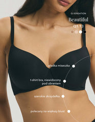 Padded Bra Q1.13 Beautiful – Cream – image 2