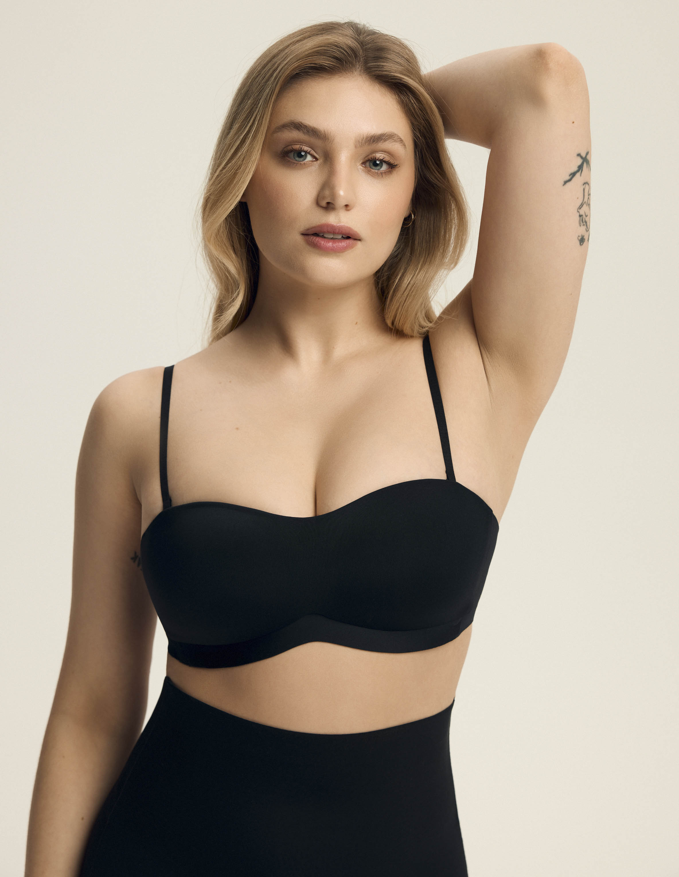 Padded Bra Smooth – Black – image 2