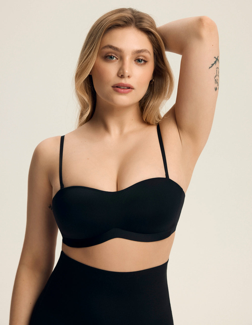 Padded Bra Smooth – Black – image 2