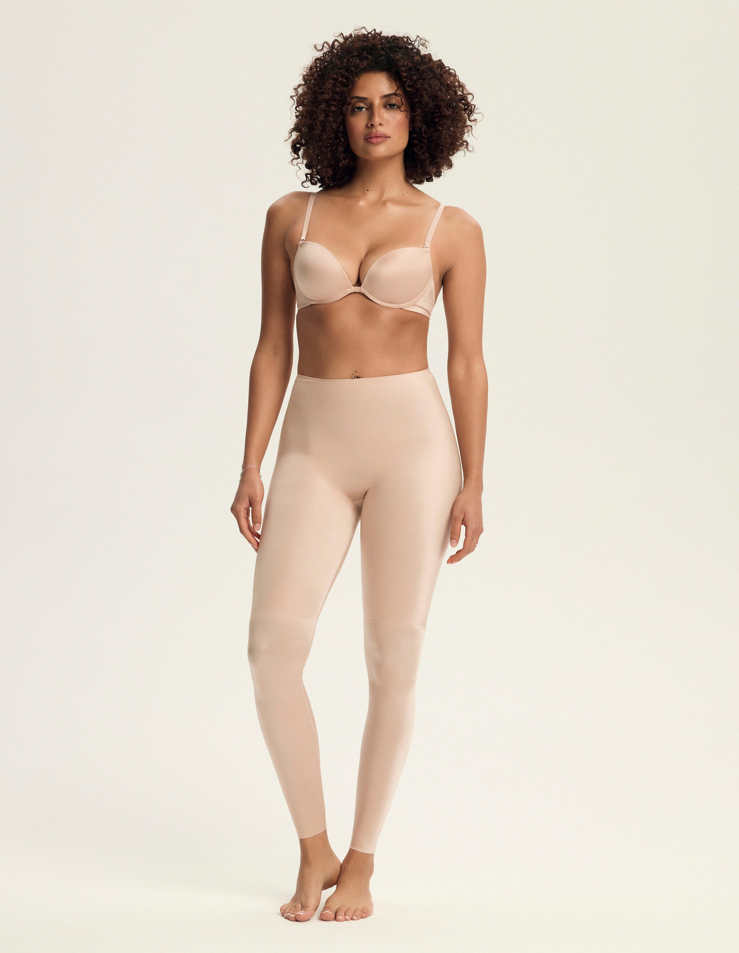Shaping Leggings Silky – Beige – image 2