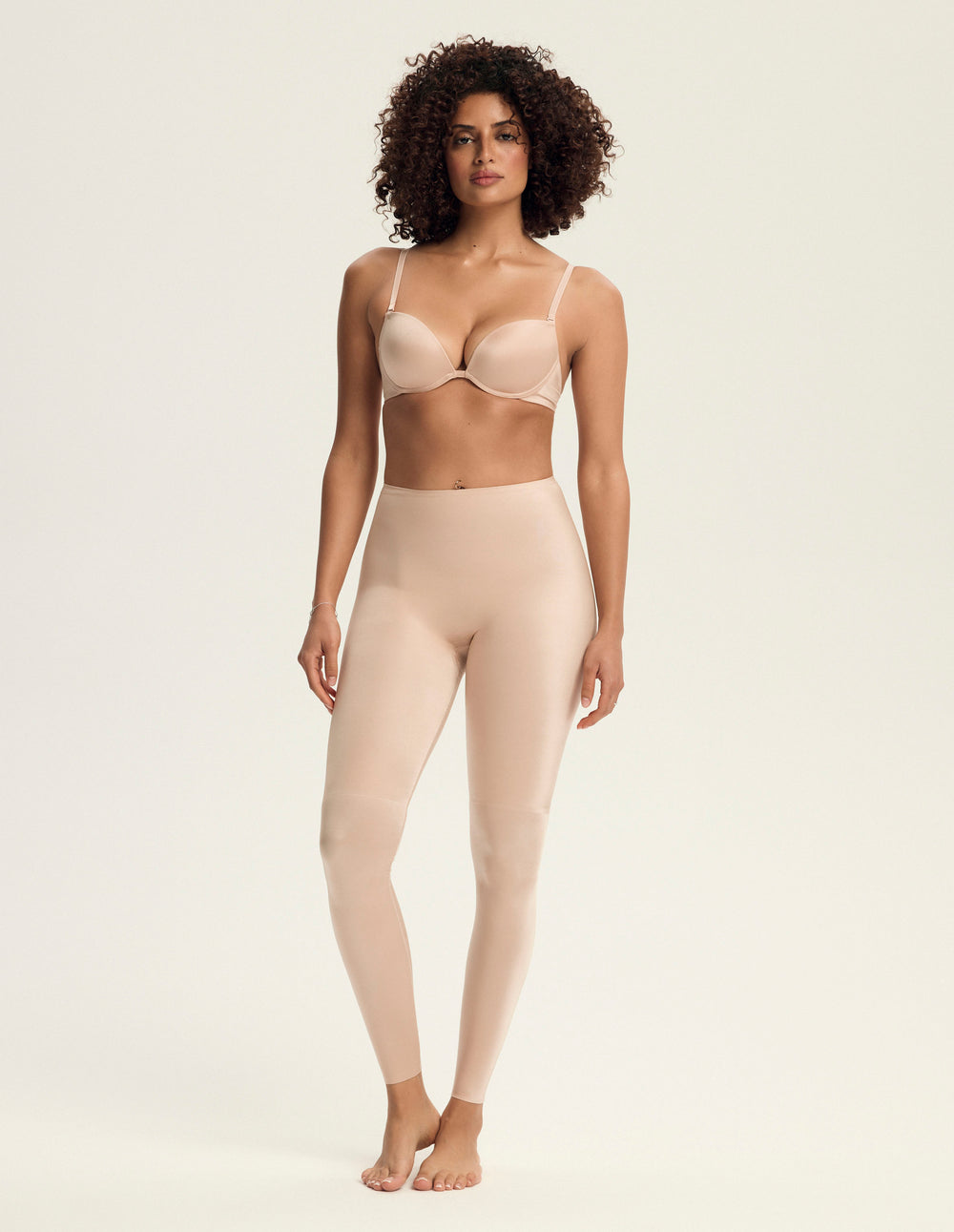 Shaping Leggings Silky – Beige – image 2