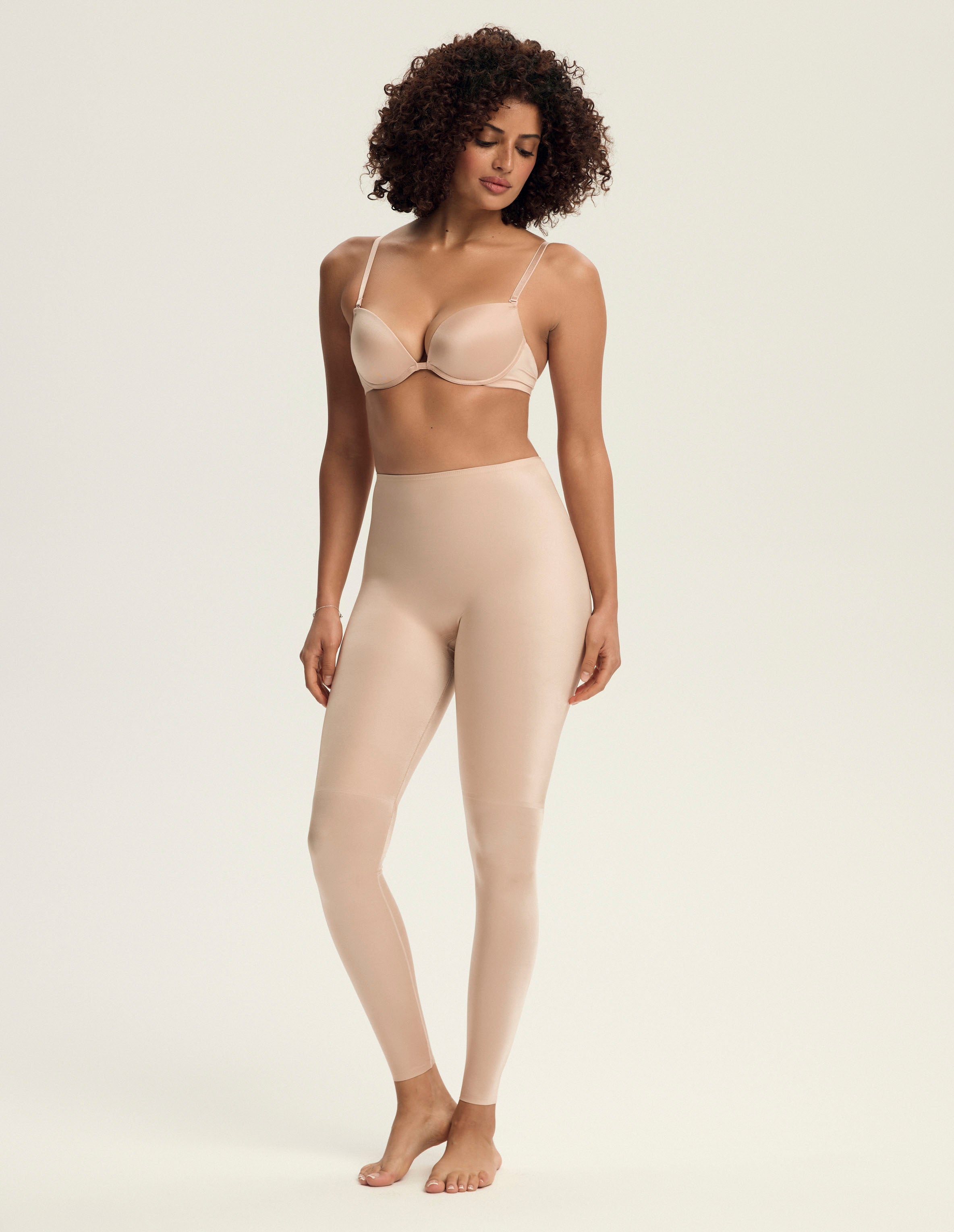 Shaping Leggings Silky – Beige – image 8