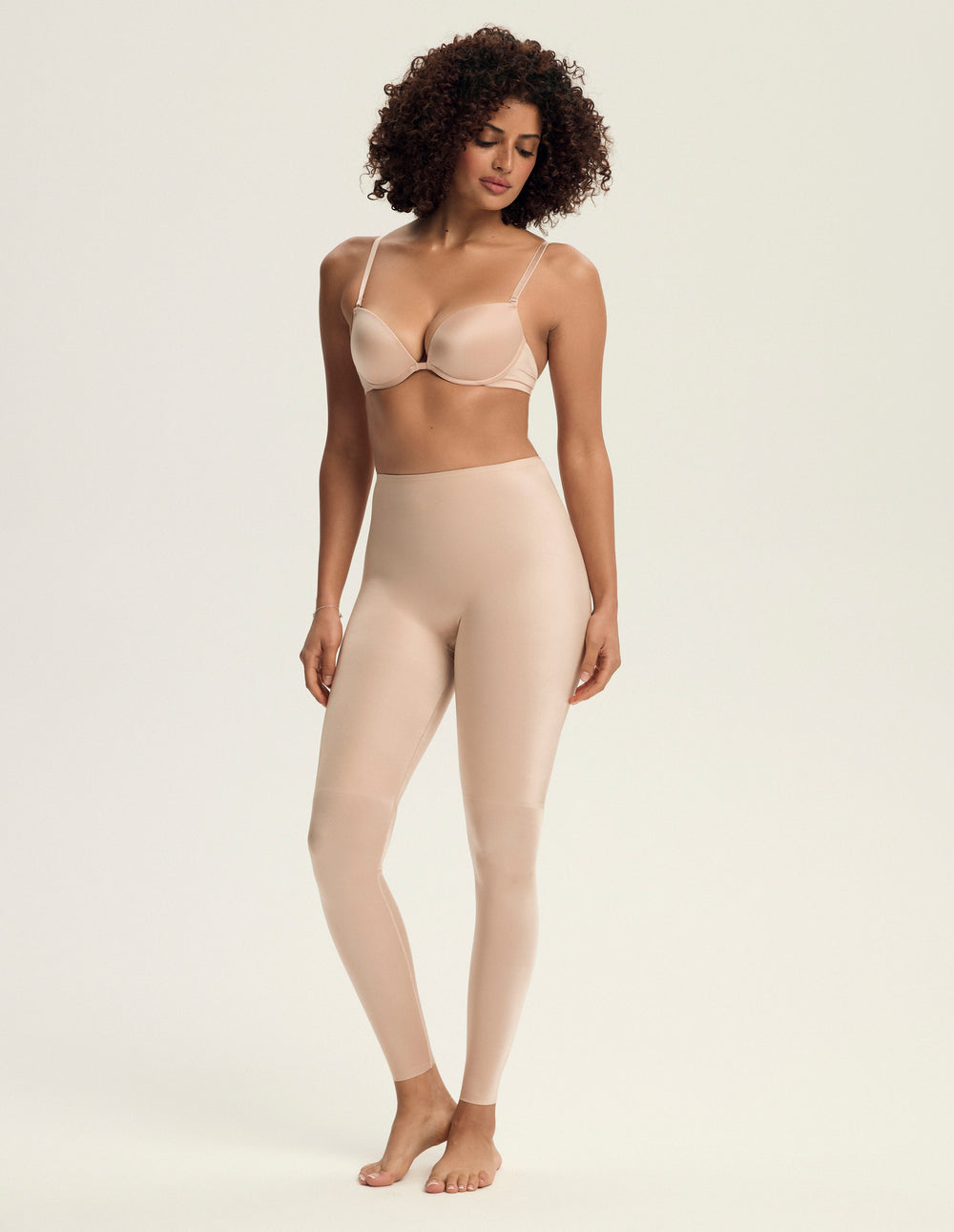 Shaping Leggings Silky – Beige – image 8