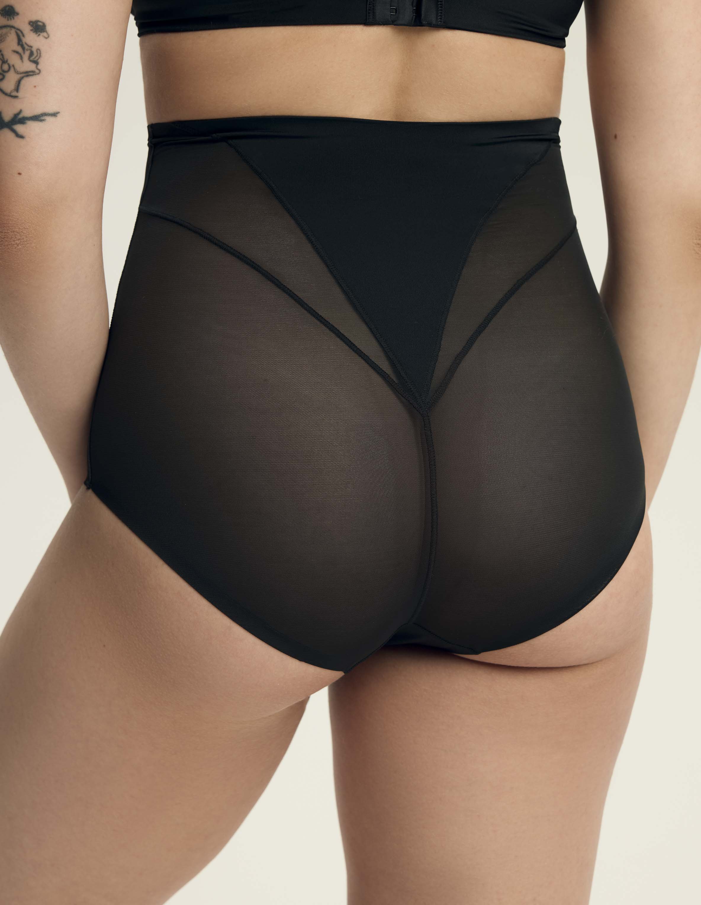 High-Waisted Shaping Briefs Sculpt – Black – image 3