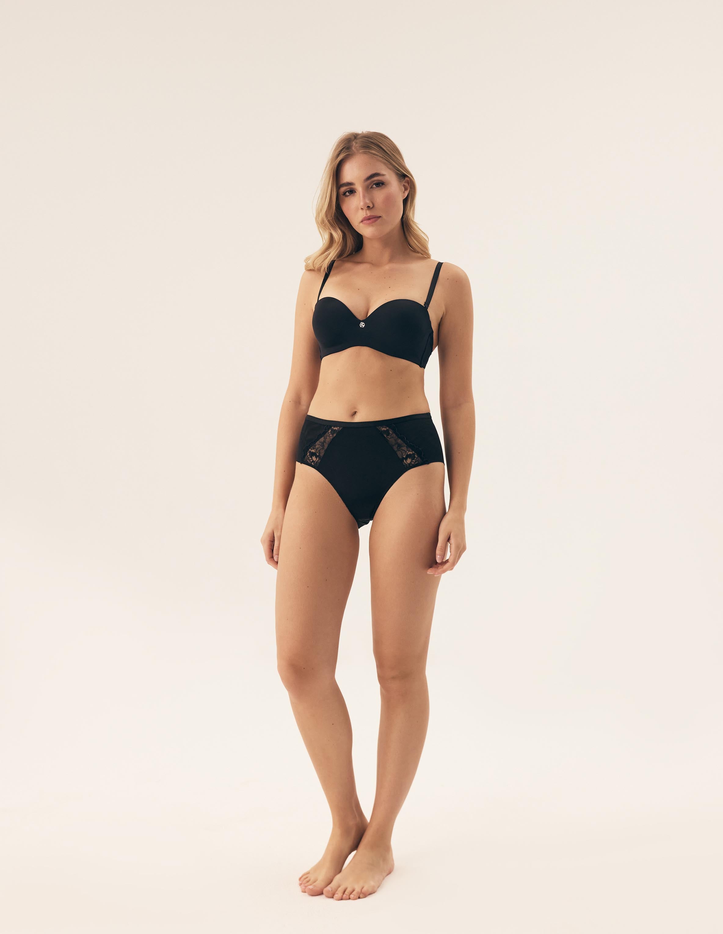 High-Waisted Panties Bethany – Black – image 4