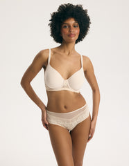 High-Waisted Panties Virginia – Beige – image 1