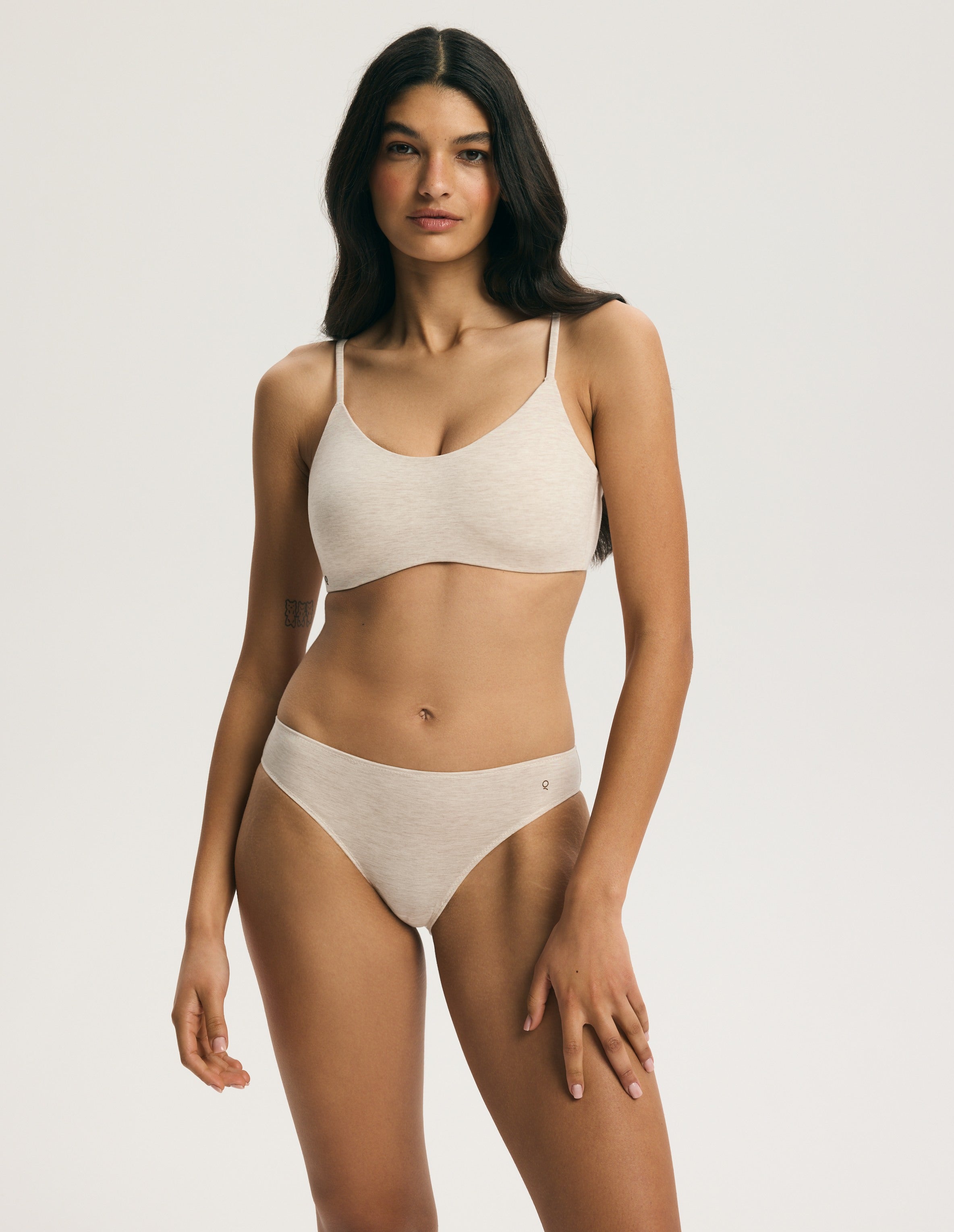 Comfie Bra Top – Beige – image 1